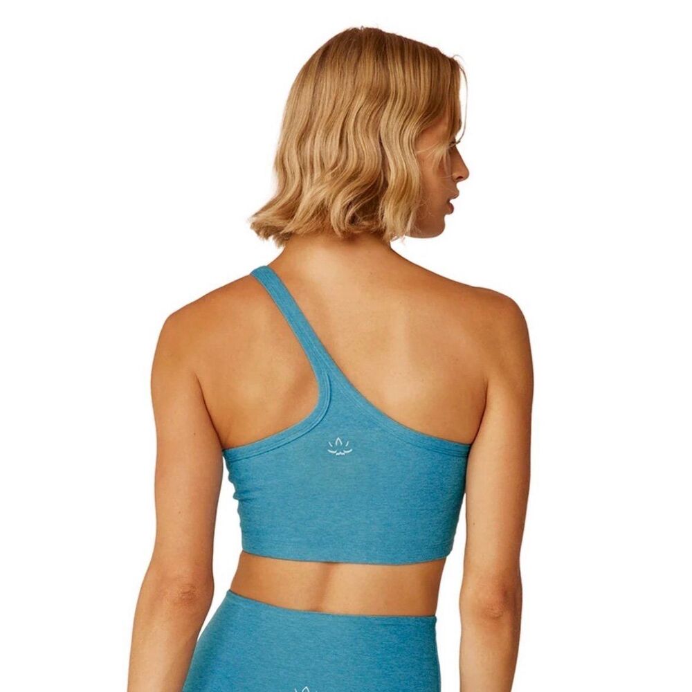 Beyond Yoga Spacedye One Up Bra Cali Blue Heather Size Large - Picture 10 of 10
